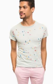 Хлопковая футболка с круглым вырезом Scotch&Soda