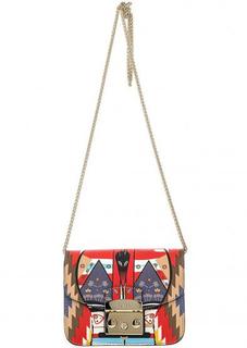 Маленькая кожаная сумка через плечо Furla