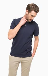 Хлопковая футболка с застежкой на пуговицы Tom Tailor Denim