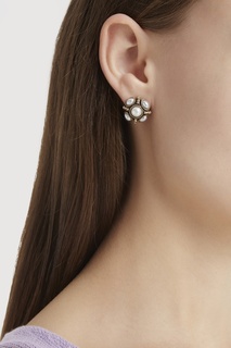 Серьги-гвоздики Oscar de la Renta