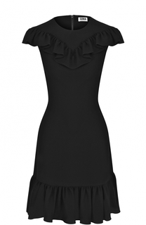 Приталенное мини-платье с оборками Sonia by Sonia Rykiel