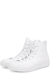 Высокие кожаные кеды All Star Converse
