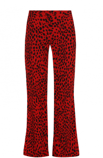 Расклешенные брюки с леопардовым принтом Roberto Cavalli