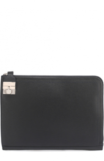 Кожаная папка для бумаг на молнии Kiton