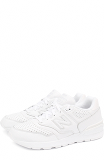 Кожаные кроссовки 597 с перфорацией New Balance