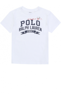 Футболка джерси с принтом Polo Ralph Lauren