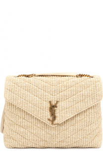 Сумка Monogram Loulou из рафии Saint Laurent