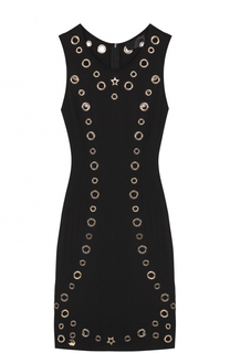 Приталенное платье с металлизированной отделкой Philipp Plein