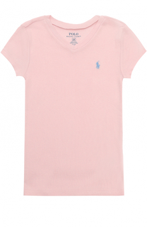 Футболка джерси с логотипом бренда Polo Ralph Lauren