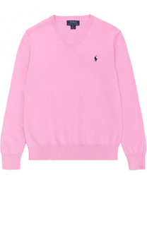 Пуловер джерси с логотипом бренда Polo Ralph Lauren