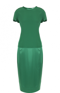 Платье прямого кроя с коротким рукавом DKNY