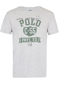 Хлопковая футболка с принтом Polo Ralph Lauren