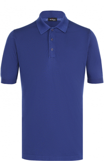 Хлопковое поло с короткими рукавами Kiton