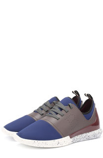 Кроссовки из неопрена с отделкой из натуральной кожи Bally