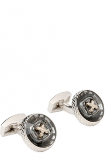 Запонки с кристаллами Swarovski Tateossian