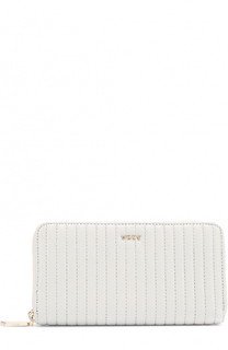 Бумажник из стеганой кожи на молнии DKNY