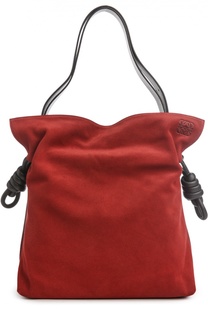 Замшевая сумка Flamenco Knot large Loewe