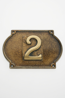 Цифра на дверь и подложка Stilars