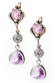 Серьги "Аметист " Beatrici Lux
