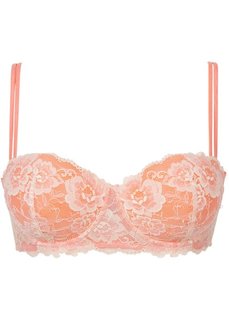 Бюстгальтер-балконет, чашка B (светлый персиковый/лососевый) Bonprix