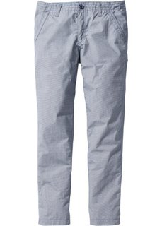 Брюки-чино Regular Fit Straight, cредний рост (N) (индиго/белый с рисунком) Bonprix