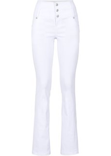 Брюки-стретч из бенгалина (цвет белой шерсти) Bonprix