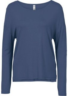 Футболка с разрезами (индиго) Bonprix