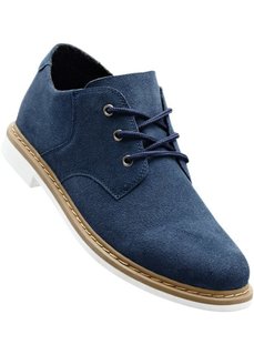 Замшевые туфли со шнуровкой (темно-синий океан) Bonprix