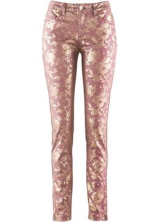 Брюки с цветочным принтом (розовый с рисунком) Bonprix