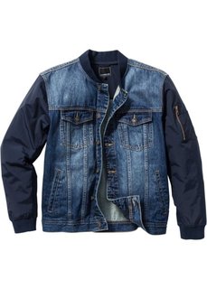 Джинсовая куртка Regular Fit (синий «потертый») Bonprix