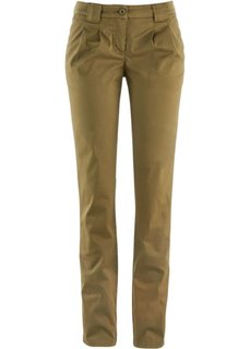 Брюки чино (омелово-зеленый) Bonprix