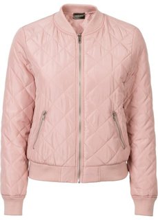 Куртка со стеганым узором (винтажно-розовый) Bonprix