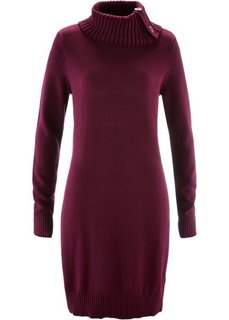 Удлиненный пуловер (красная ягода) Bonprix