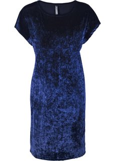 Бархатное платье (темно-синий) Bonprix