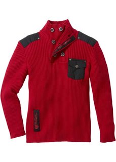 Пуловер (темно-красный) Bonprix