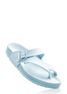 Кожаные пантолеты (нежно-голубой) Bonprix