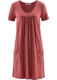 Трикотажное платье (бордово-коричневый) Bonprix