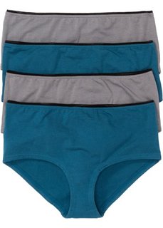 Высокие трусики-панти (4 шт.) (с рисунком) Bonprix
