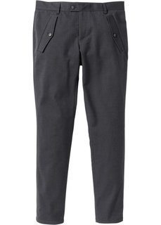 Брюки-стретч Regular Fit Tapered (антрацитовый) Bonprix