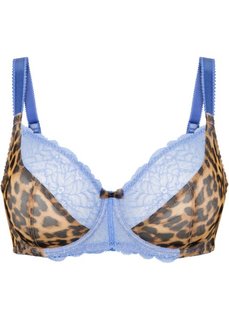 Бюстгальтер, чашка F (голубой с рисунком) Bonprix