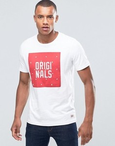 Футболка с принтом Jack &amp; Jones - Белый