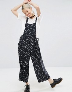 Комбинезон с принтом в горошек ASOS - Мульти