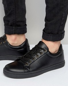 Черные кроссовки со съемной бахромой ASOS - Черный