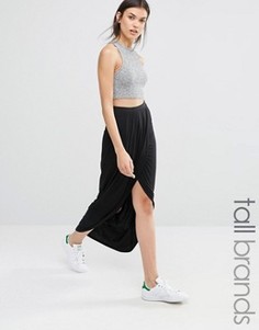 Юбка макси с запахом New Look Tall - Бежевый