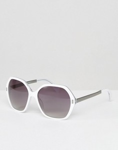 Солнцезащитные очки с шестигранной оправой Marc By Marc Jacobs - Белый