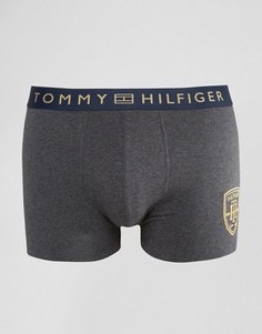 Боксеры-брифы с вышивкой Tommy Hilfiger - Серый