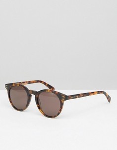 Круглые солнцезащитные очки в черепаховой оправе Marc By Marc Jacobs - Коричневый