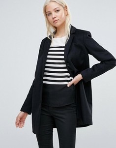 Шерстяная куртка на пуговицах Vero Moda - Черный