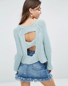 Джемпер Free People Endless Stories - Синий