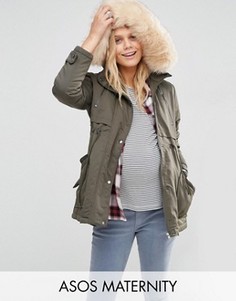 Парка для беременных ASOS Maternity - Зеленый